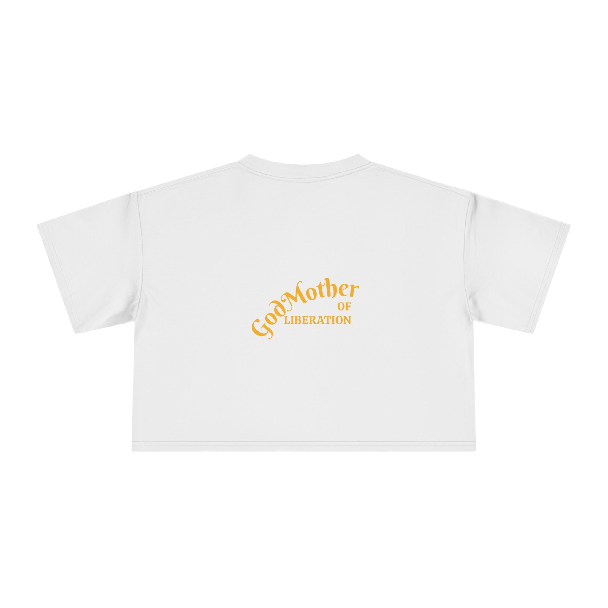 GodMother of Liberation Haitian Flag Women's Crop Tee