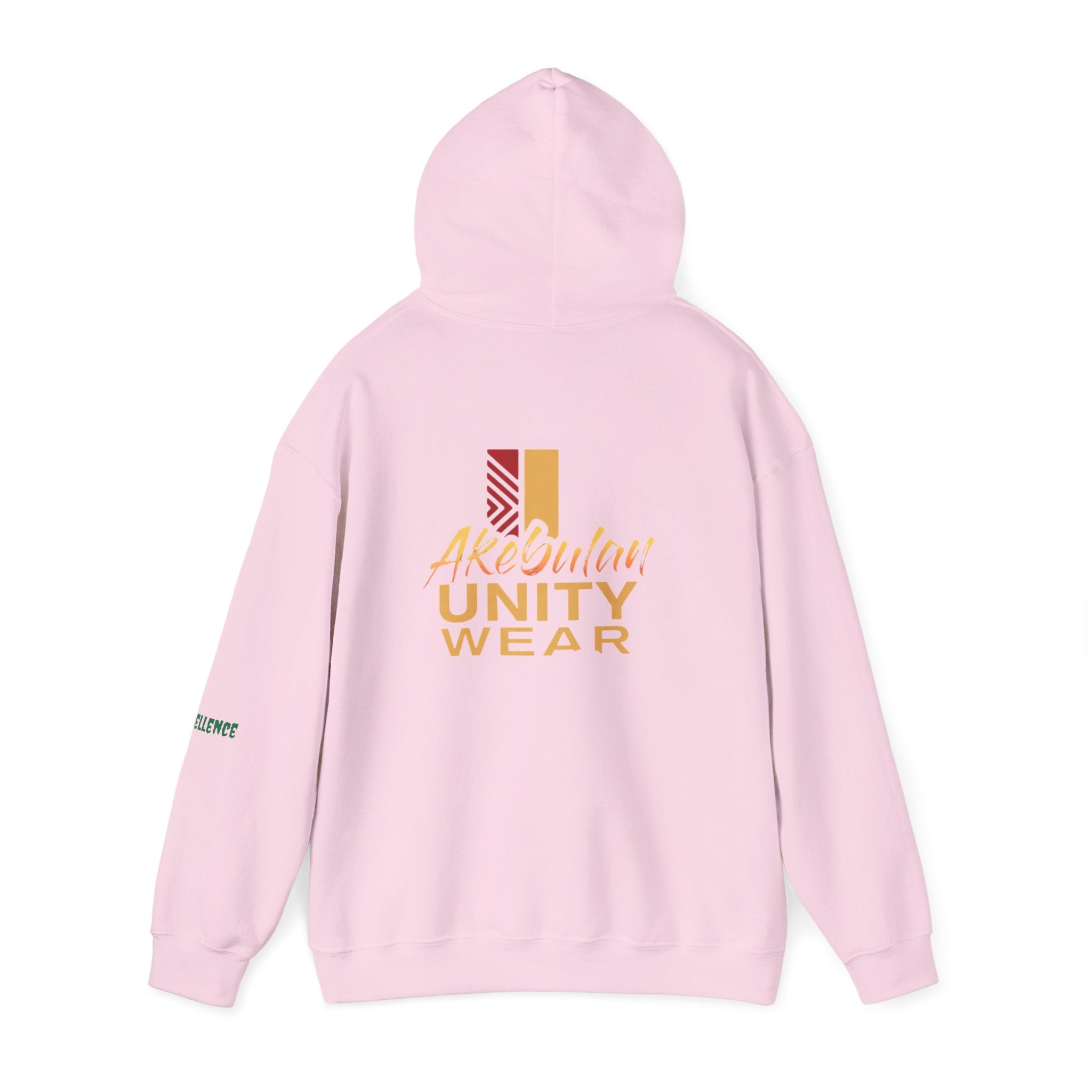 Melanin Excellence Graphic Pullover Hoodie. Unisex Heavy Blend™ Hooded Sweatshirt