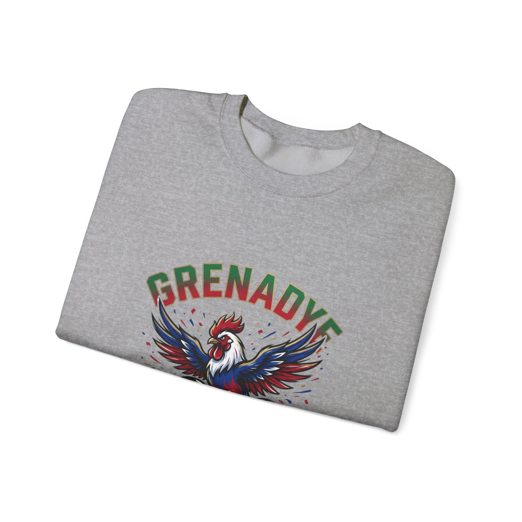 Grenadye Fútbol Rooster Crewneck Sweatshirt, Country Pride, Retro Soccer