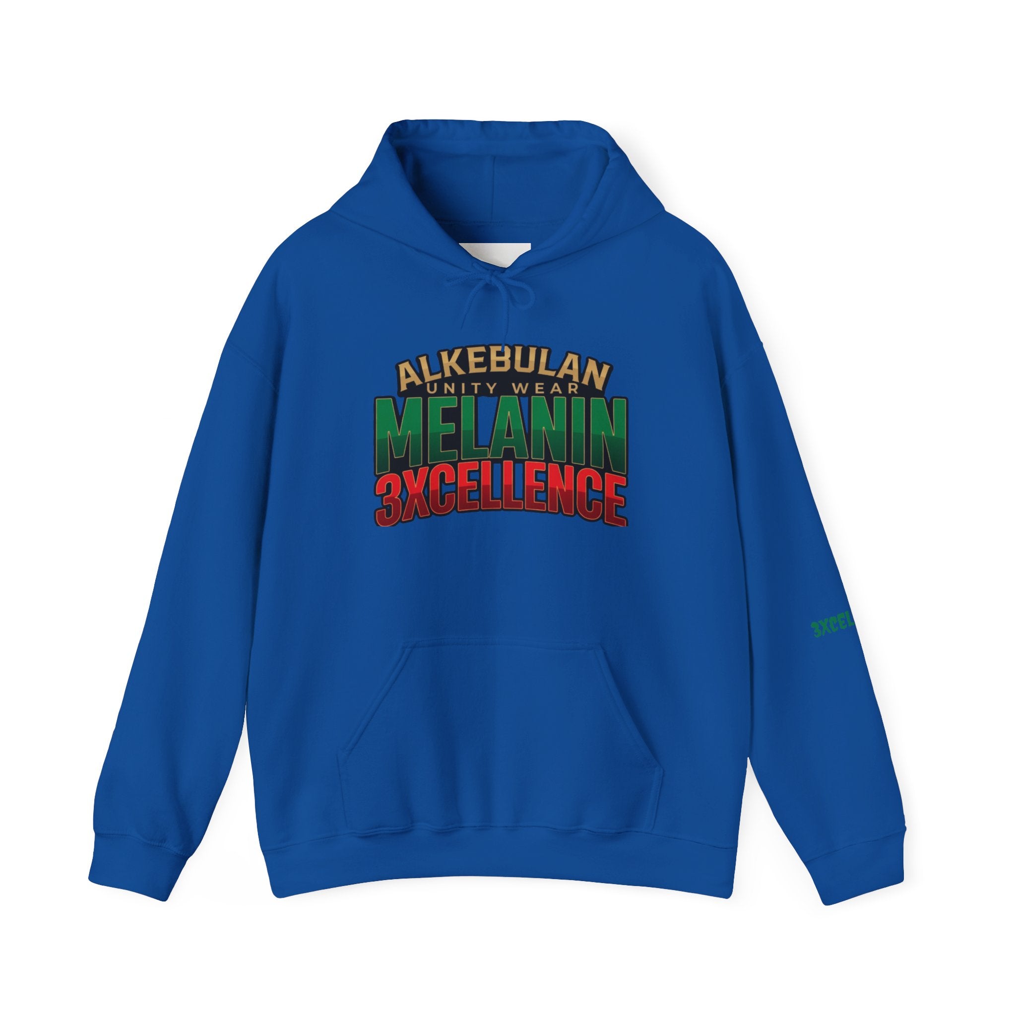 Melanin Excellence Graphic Pullover Hoodie. Unisex Heavy Blend™ Hooded Sweatshirt