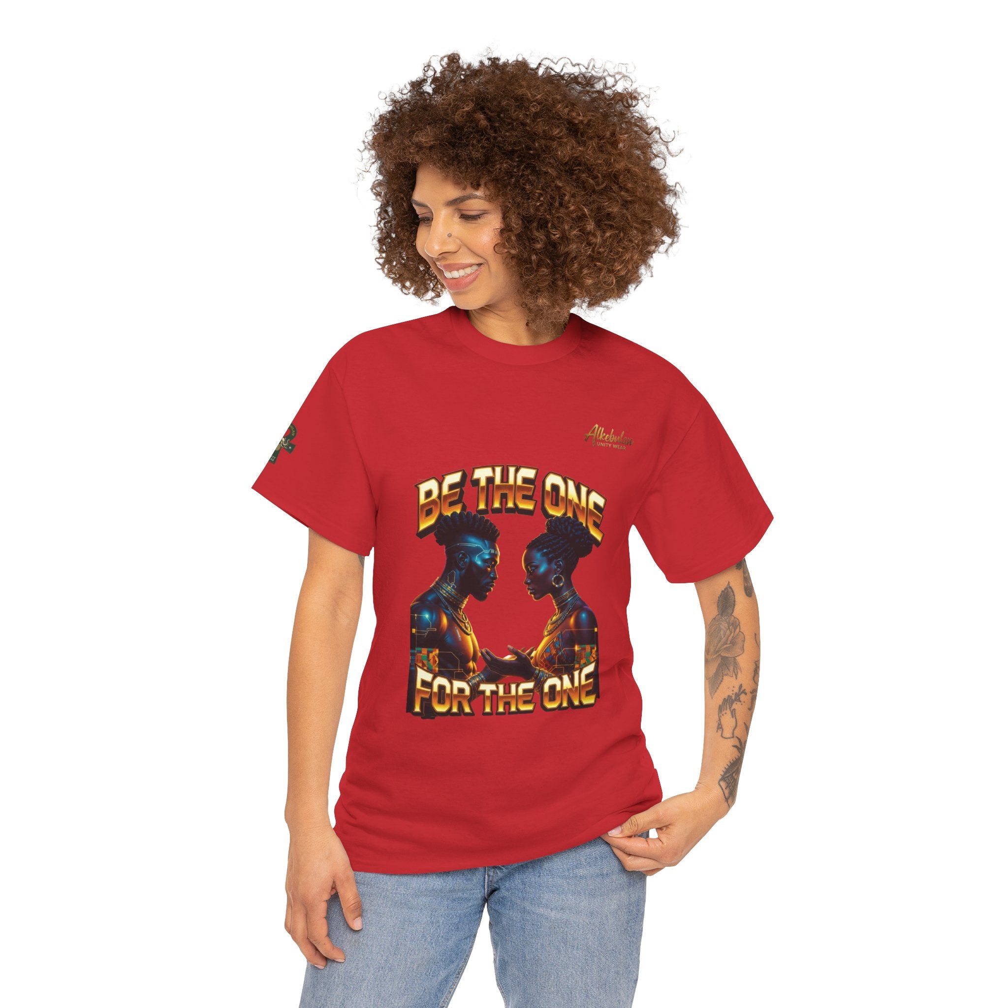 BE THE ONE For The One Unisex Premium Graphic Tee Unisex Heavy Cotton Tee