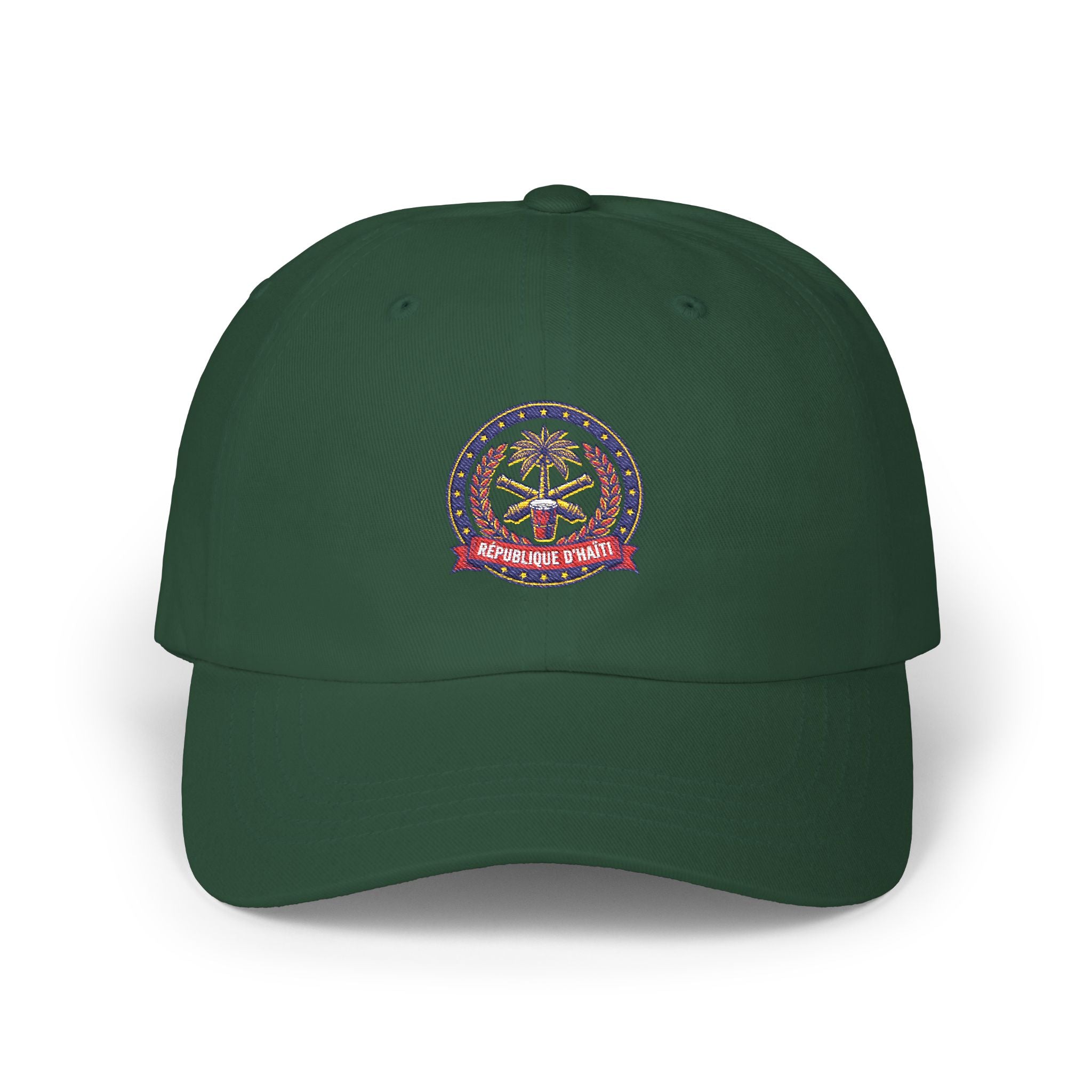 Godfather of Liberation Hat — Nautical Palm Crest Embroidered Baseball Hat