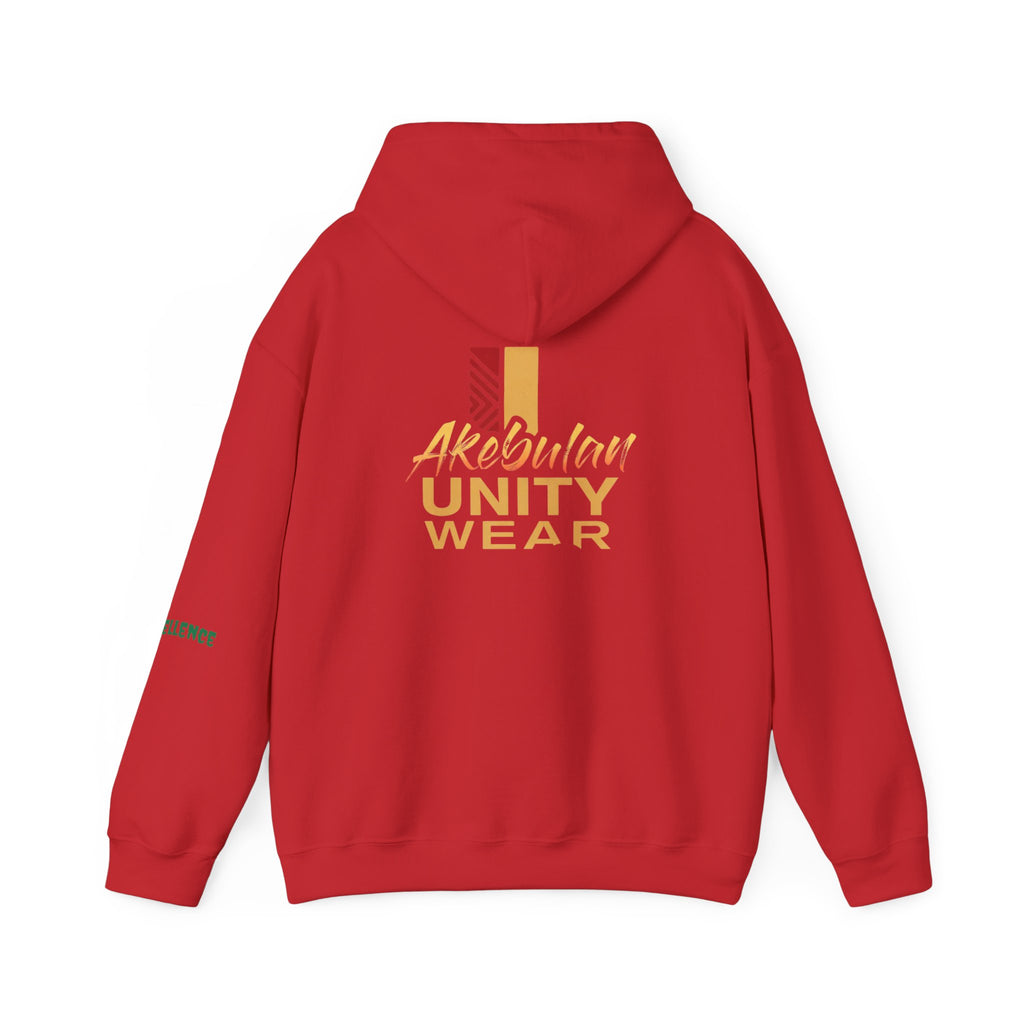 Melanin Excellence Graphic Pullover Hoodie. Unisex Heavy Blend™ Hooded Sweatshirt