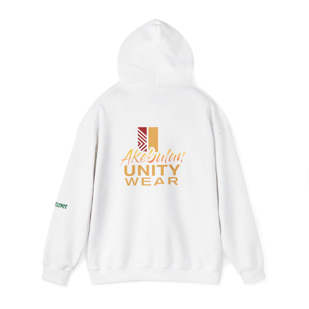 Melanin Excellence Graphic Pullover Hoodie. Unisex Heavy Blend™ Hooded Sweatshirt