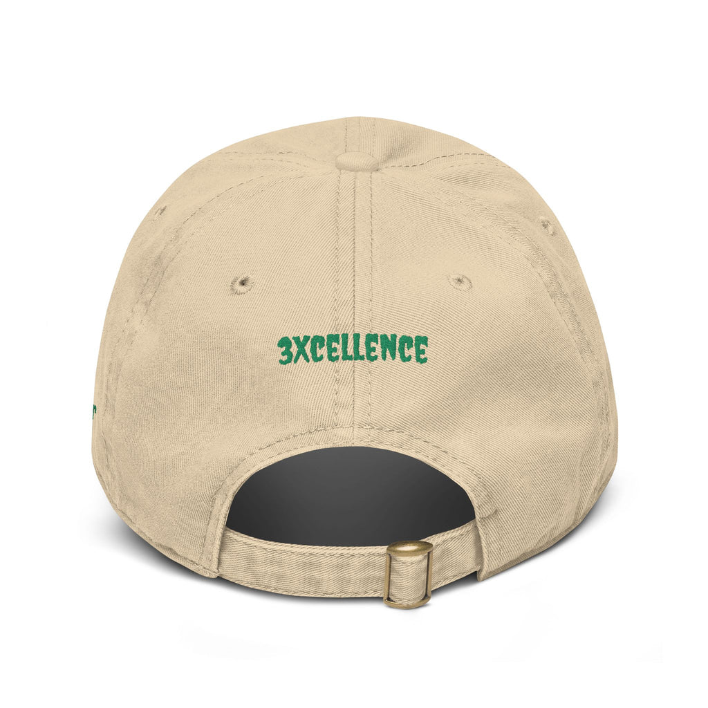 Melanin Excellence Embroidered Garment Washed Baseball Cap