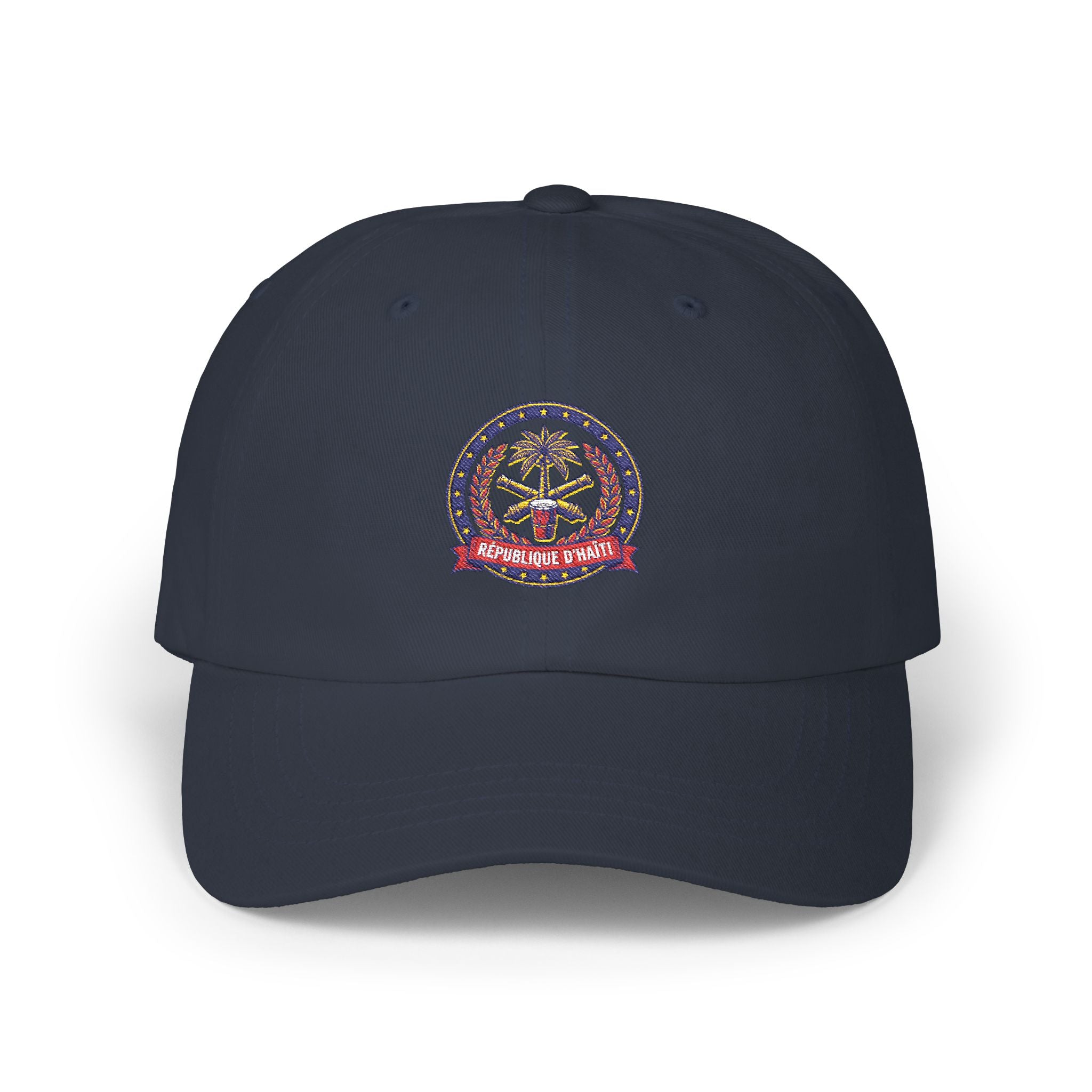 Godfather of Liberation Hat — Nautical Palm Crest Embroidered Baseball Hat