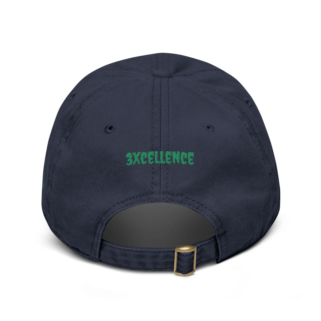 Melanin Excellence Embroidered Garment Washed Baseball Cap