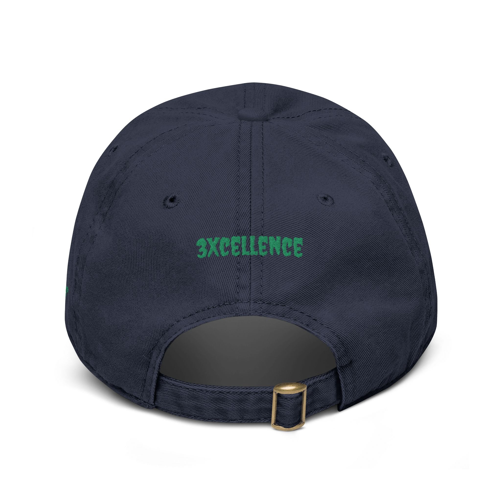 Melanin Excellence Embroidered Garment Washed Baseball Cap