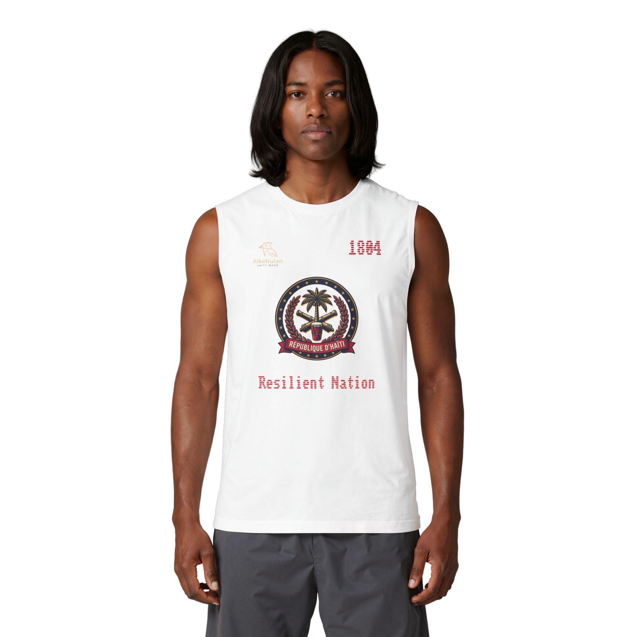 Godfather of Liberation Muscle Tank — Vintage Emblem Patriotic Tee