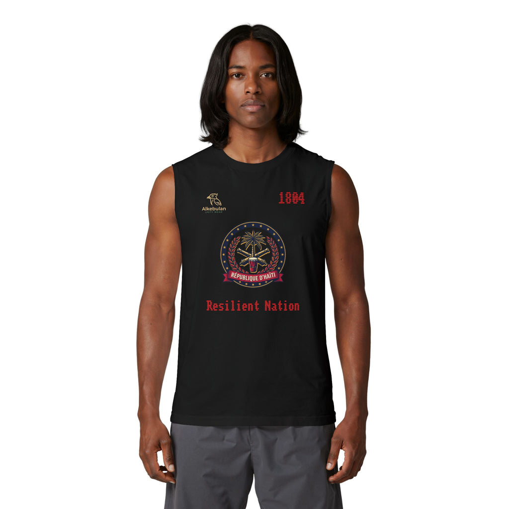 Godfather of Liberation Muscle Tank — Vintage Emblem Patriotic Tee