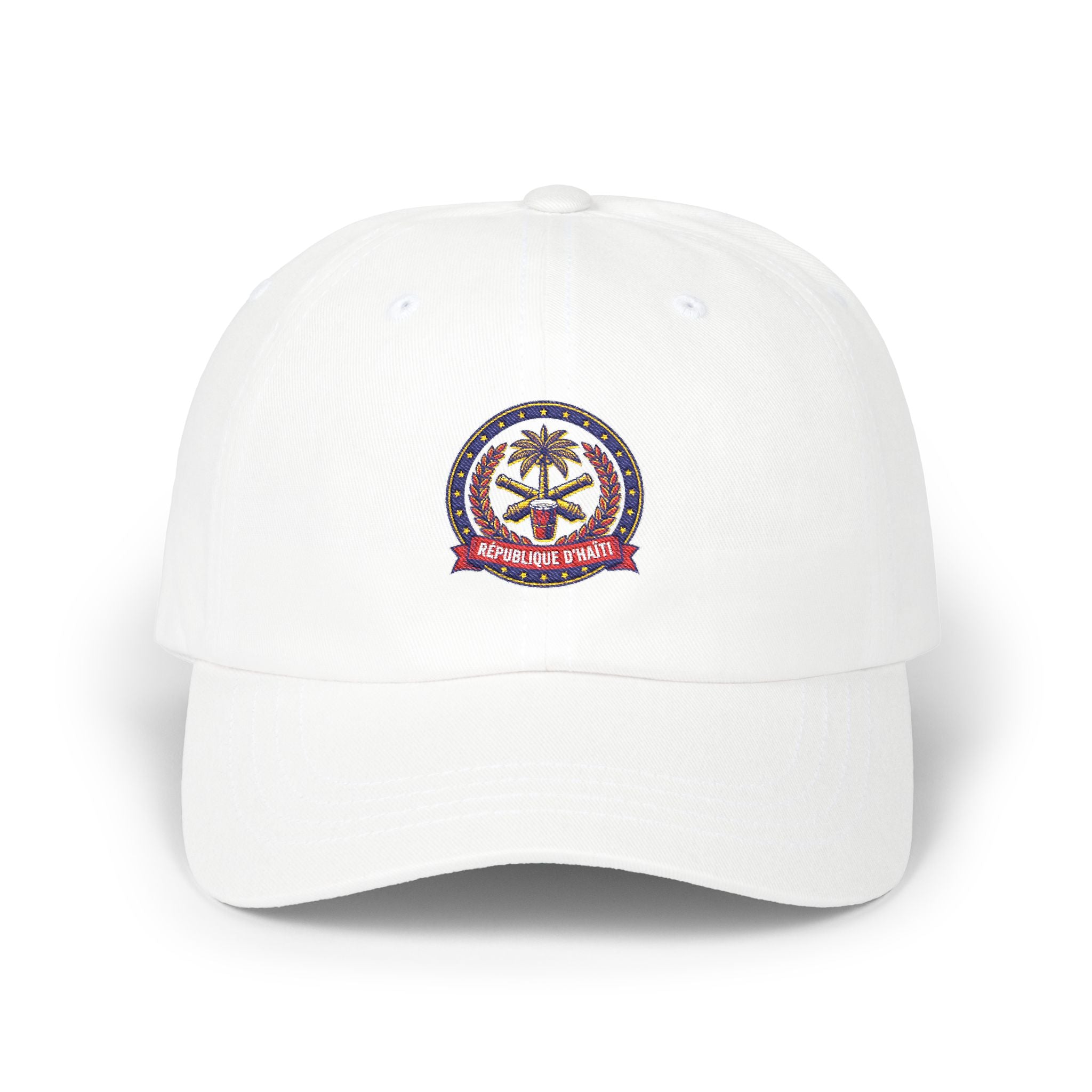 Godfather of Liberation Hat — Nautical Palm Crest Embroidered Baseball Hat