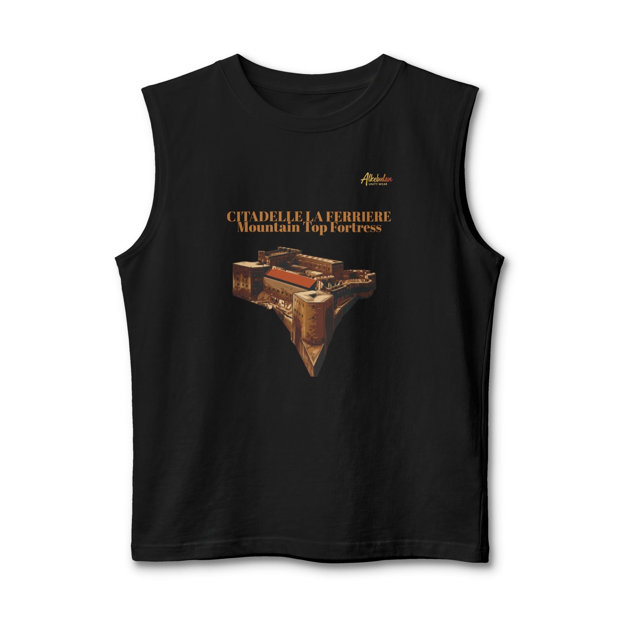 The Citadelle La Ferrière Unisex Tank Top – Haitian Heritage Collection