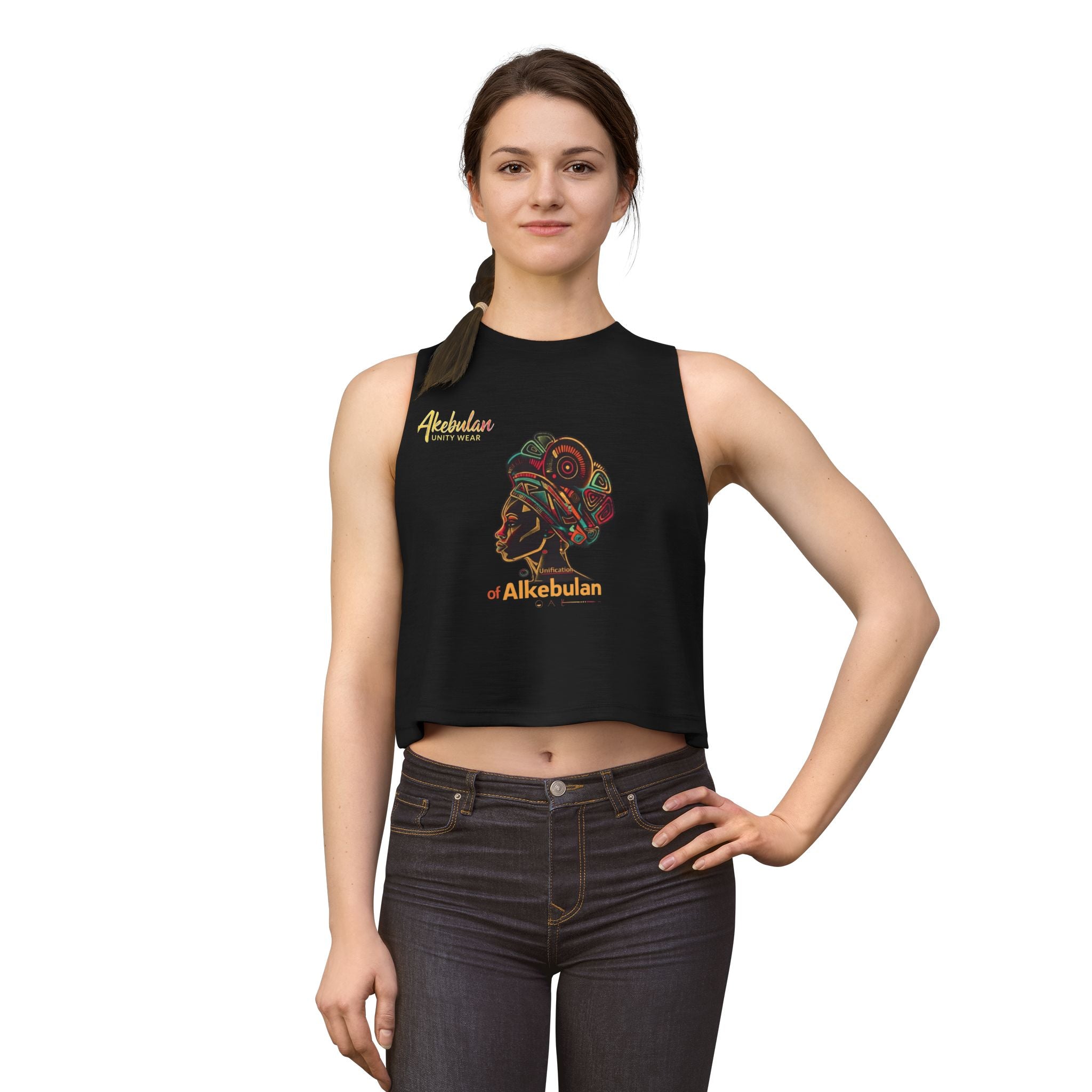 Unification of Alkebulan Women’s Tank Women's Crop Top