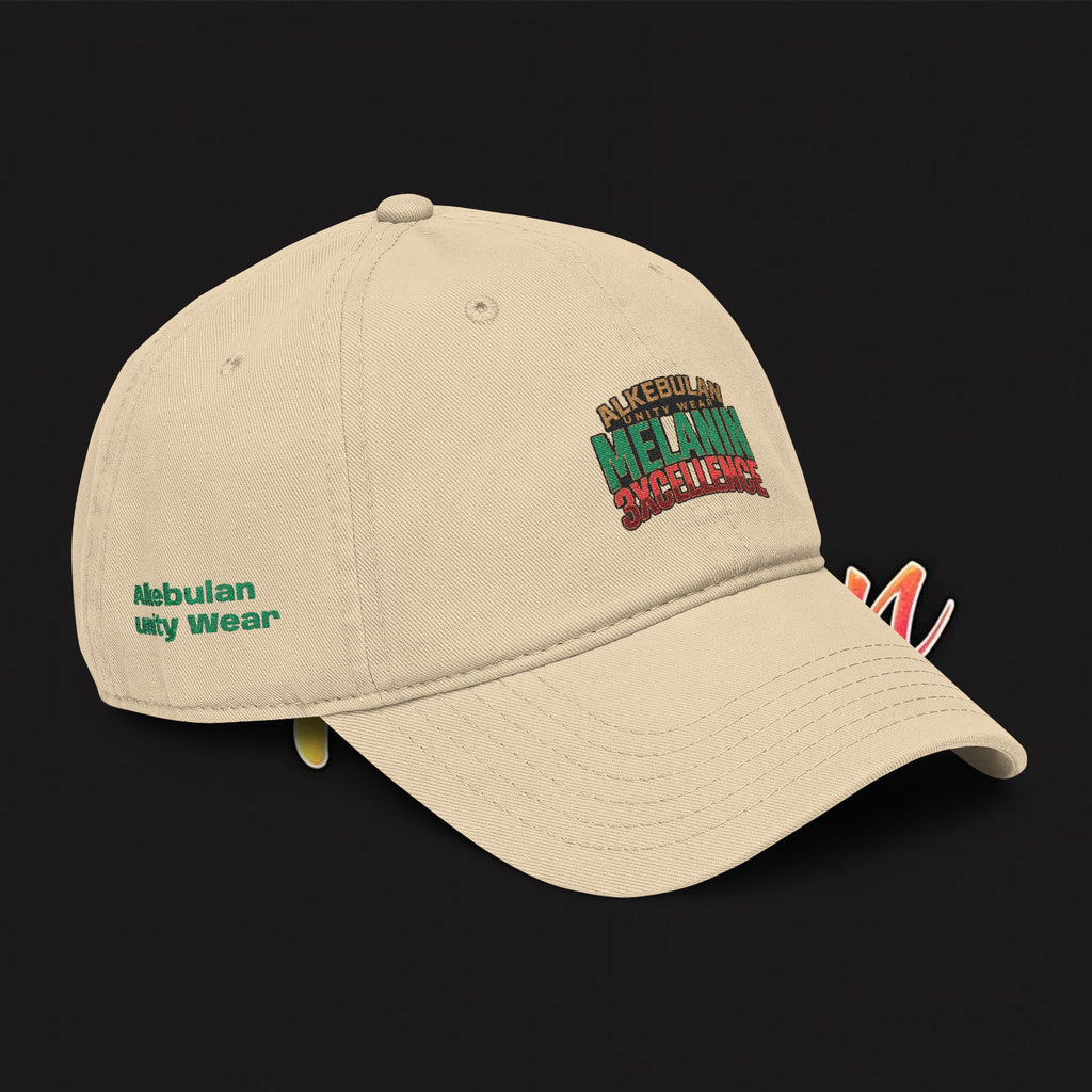 Melanin Excellence Embroidered Garment Washed Baseball Cap