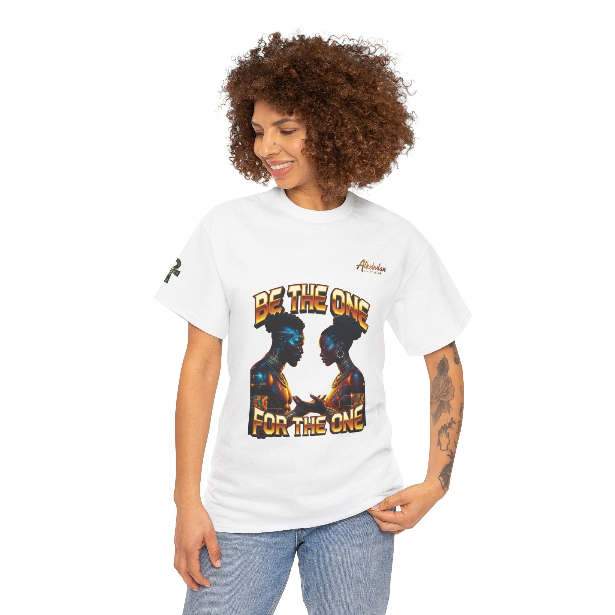 BE THE ONE For The One Unisex Premium Graphic Tee Unisex Heavy Cotton Tee
