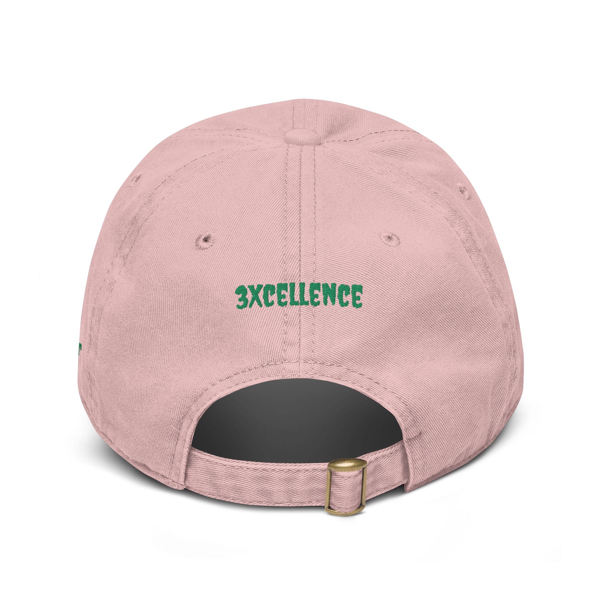 Melanin Excellence Embroidered Garment Washed Baseball Cap