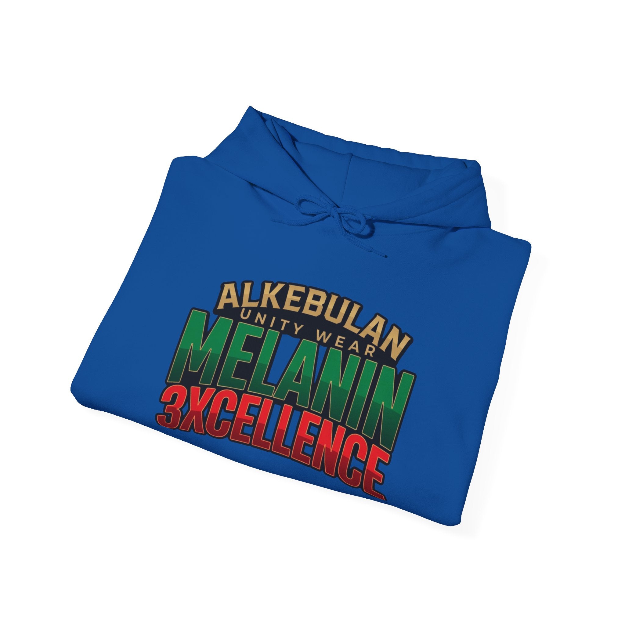 Melanin Excellence Graphic Pullover Hoodie. Unisex Heavy Blend™ Hooded Sweatshirt