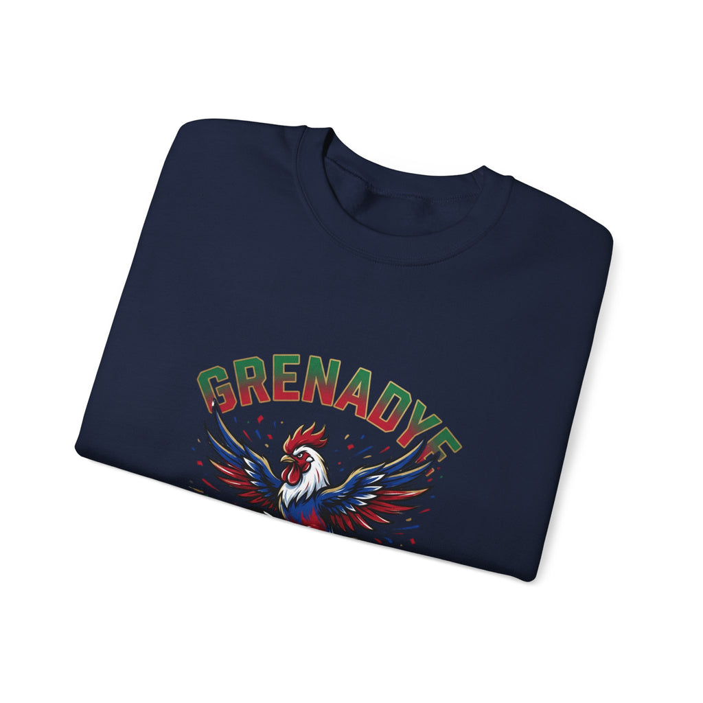 Grenadye Fútbol Rooster Crewneck Sweatshirt, Country Pride, Retro Soccer