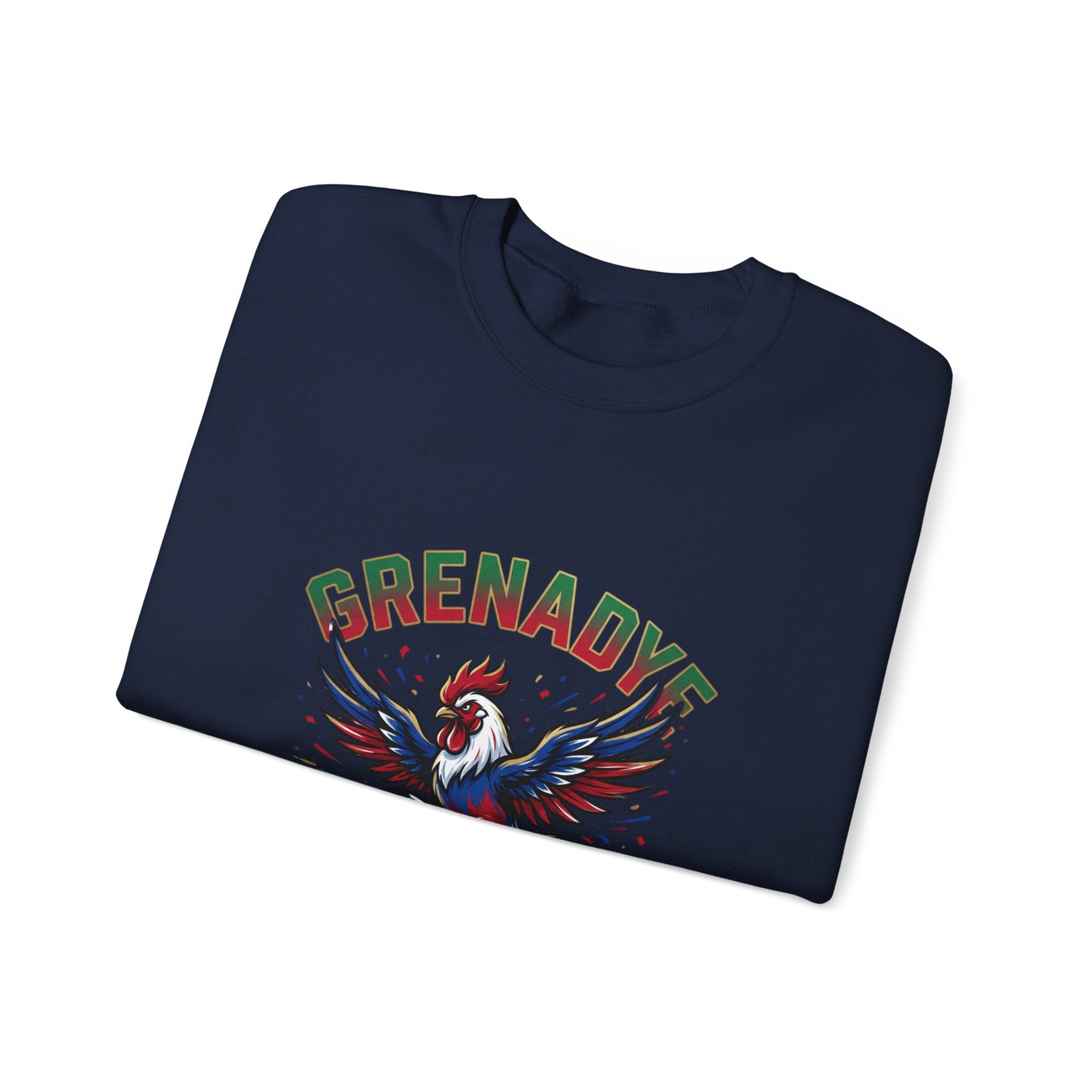 Grenadye Fútbol Rooster Crewneck Sweatshirt, Country Pride, Retro Soccer