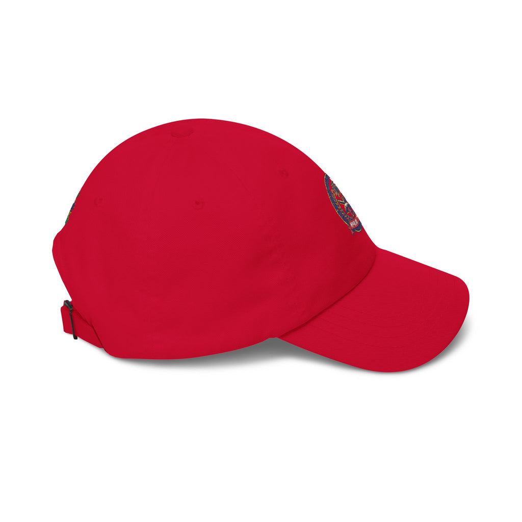 Godfather of Liberation Hat — Nautical Palm Crest Embroidered Baseball Hat