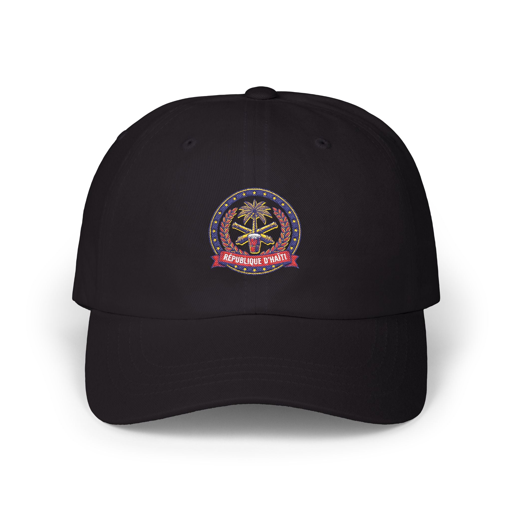 Godfather of Liberation Hat — Nautical Palm Crest Embroidered Baseball Hat