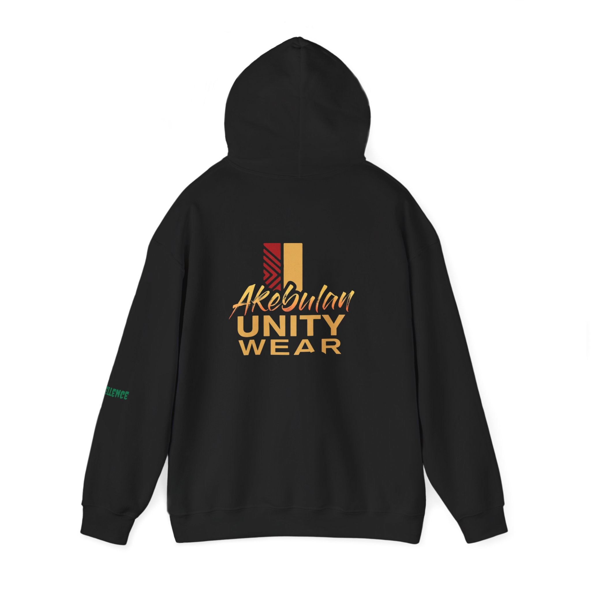 Melanin Excellence Graphic Pullover Hoodie. Unisex Heavy Blend™ Hooded Sweatshirt