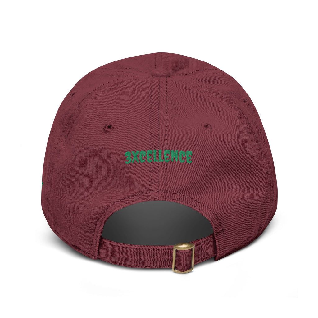 Melanin Excellence Embroidered Garment Washed Baseball Cap