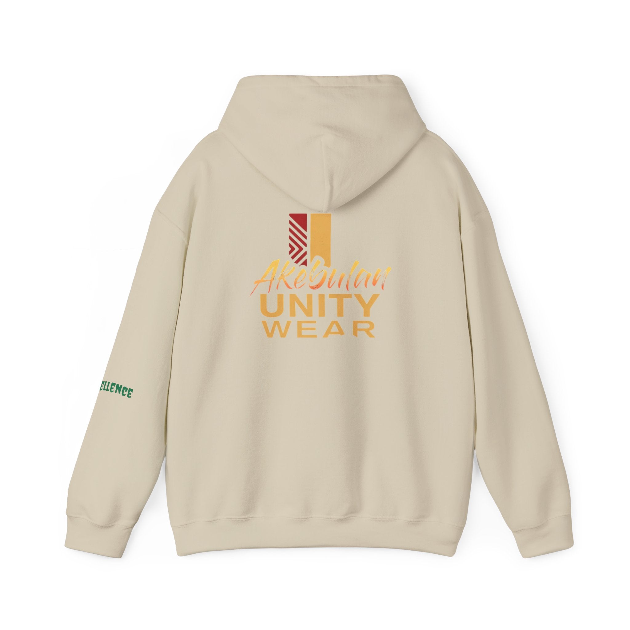 Melanin Excellence Graphic Pullover Hoodie. Unisex Heavy Blend™ Hooded Sweatshirt