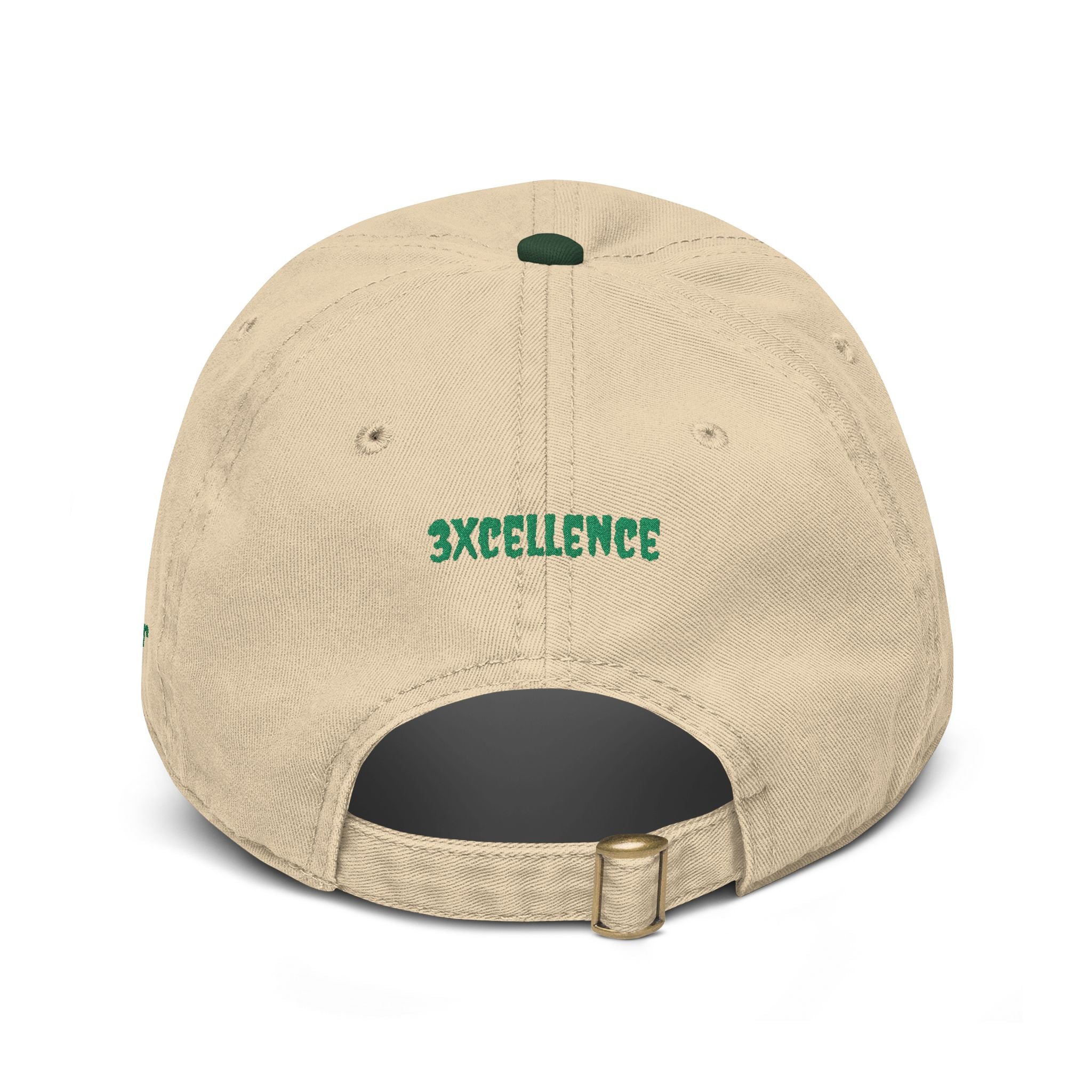 Melanin Excellence Embroidered Garment Washed Baseball Cap