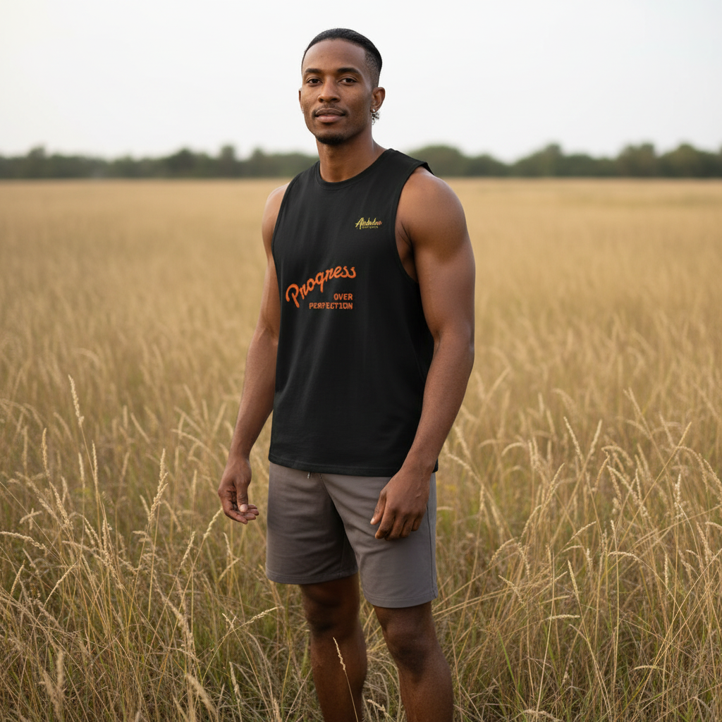 Progress Over Perfection Tank Top — "Friend of the Ancestors" Graphic Tank