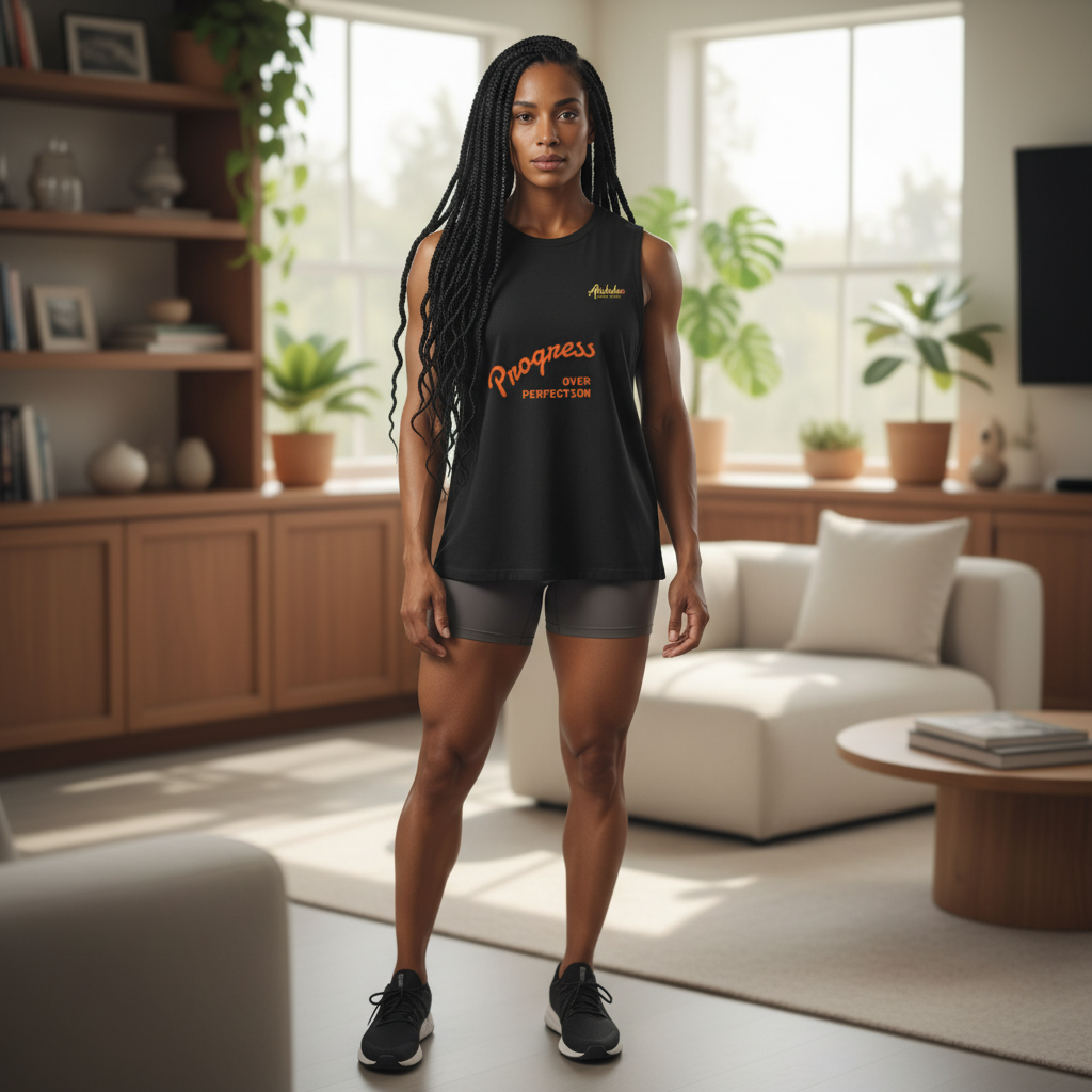 Progress Over Perfection Tank Top — "Friend of the Ancestors" Graphic Tank