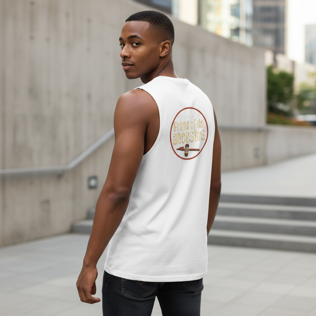 Progress Over Perfection Tank Top — "Friend of the Ancestors" Graphic Tank
