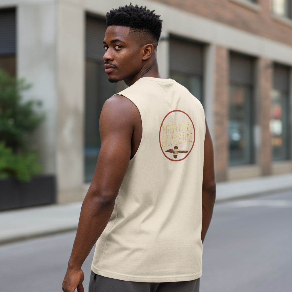 Progress Over Perfection Tank Top — "Friend of the Ancestors" Graphic Tank