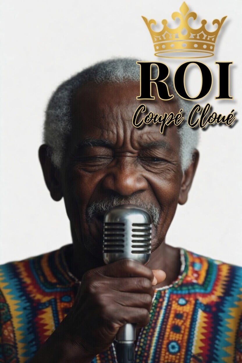 Roi Coupé Cloué Tribute T-Shirt – Haitian Compas Legend