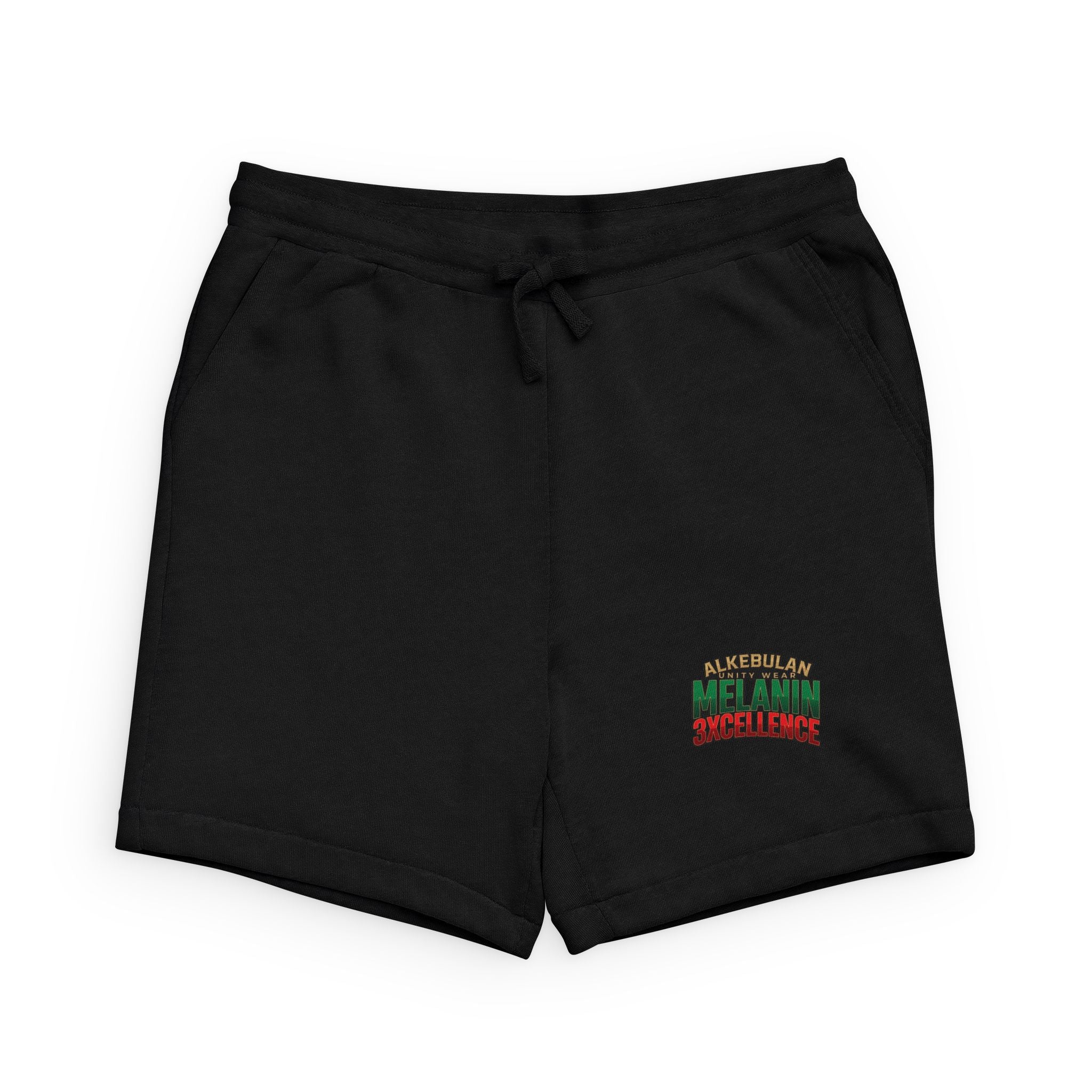 Melanin Excellence Sweatshorts — Black Pride Lounge Shorts