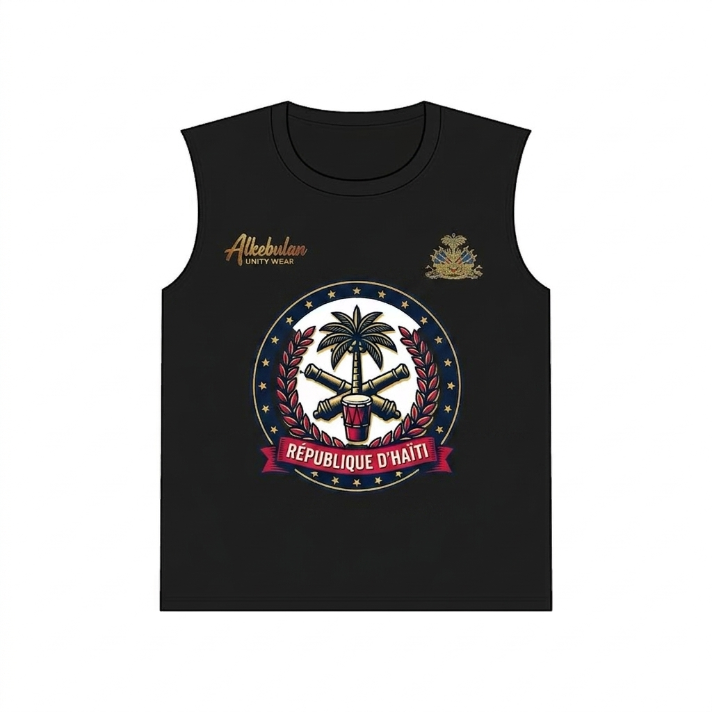 Godfather of Liberation Muscle Tank — Vintage Emblem Patriotic Tee