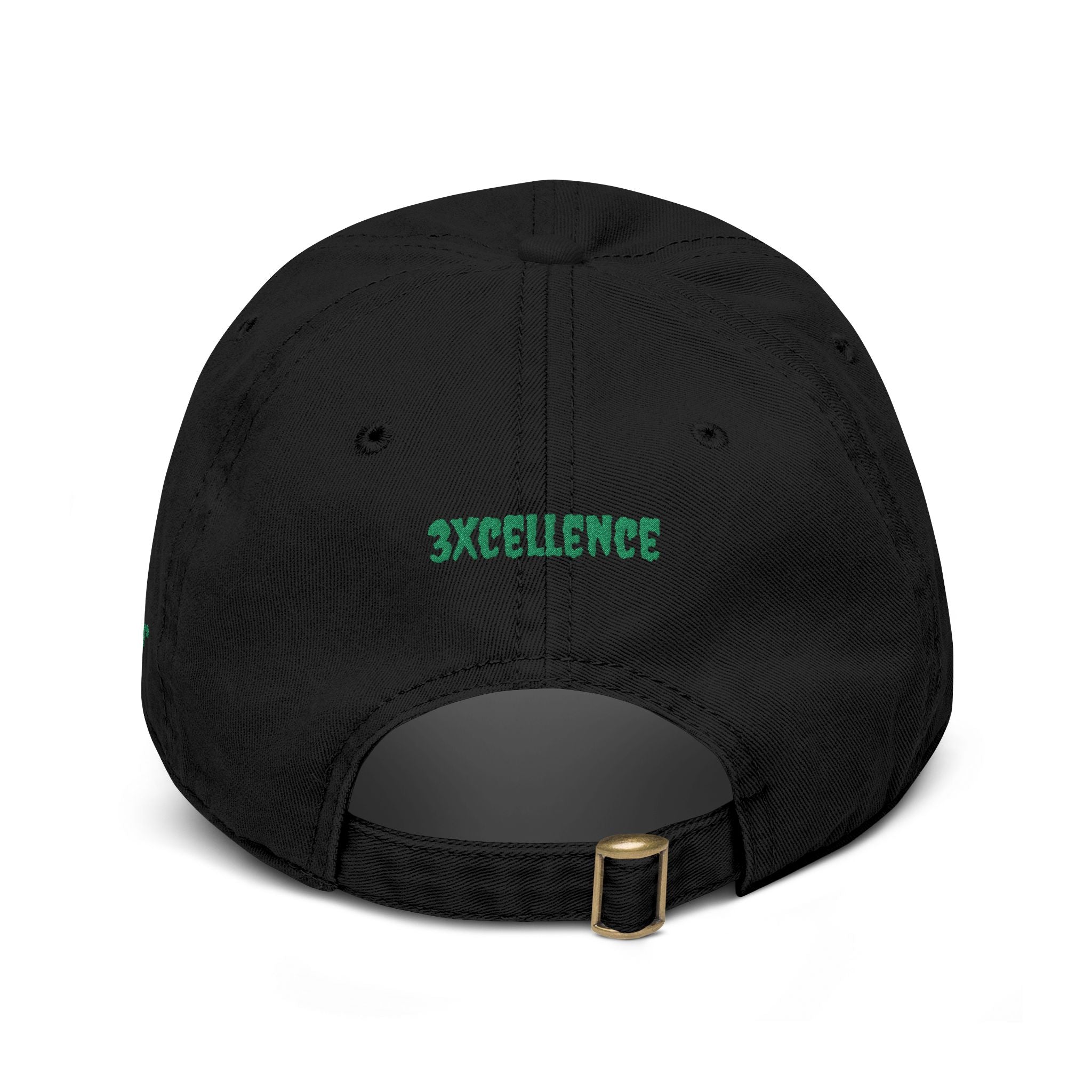 Melanin Excellence Embroidered Garment Washed Baseball Cap