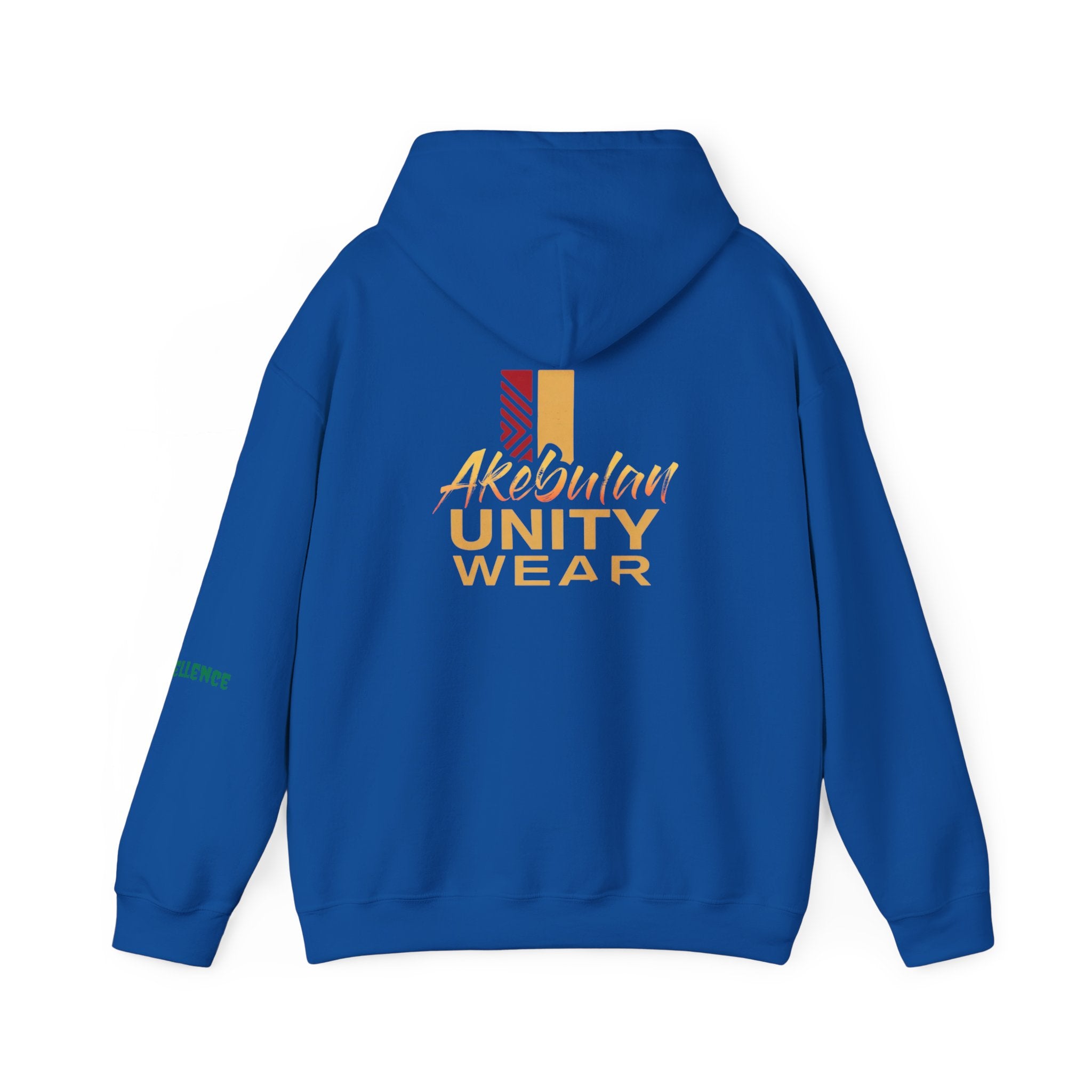 Melanin Excellence Graphic Pullover Hoodie. Unisex Heavy Blend™ Hooded Sweatshirt