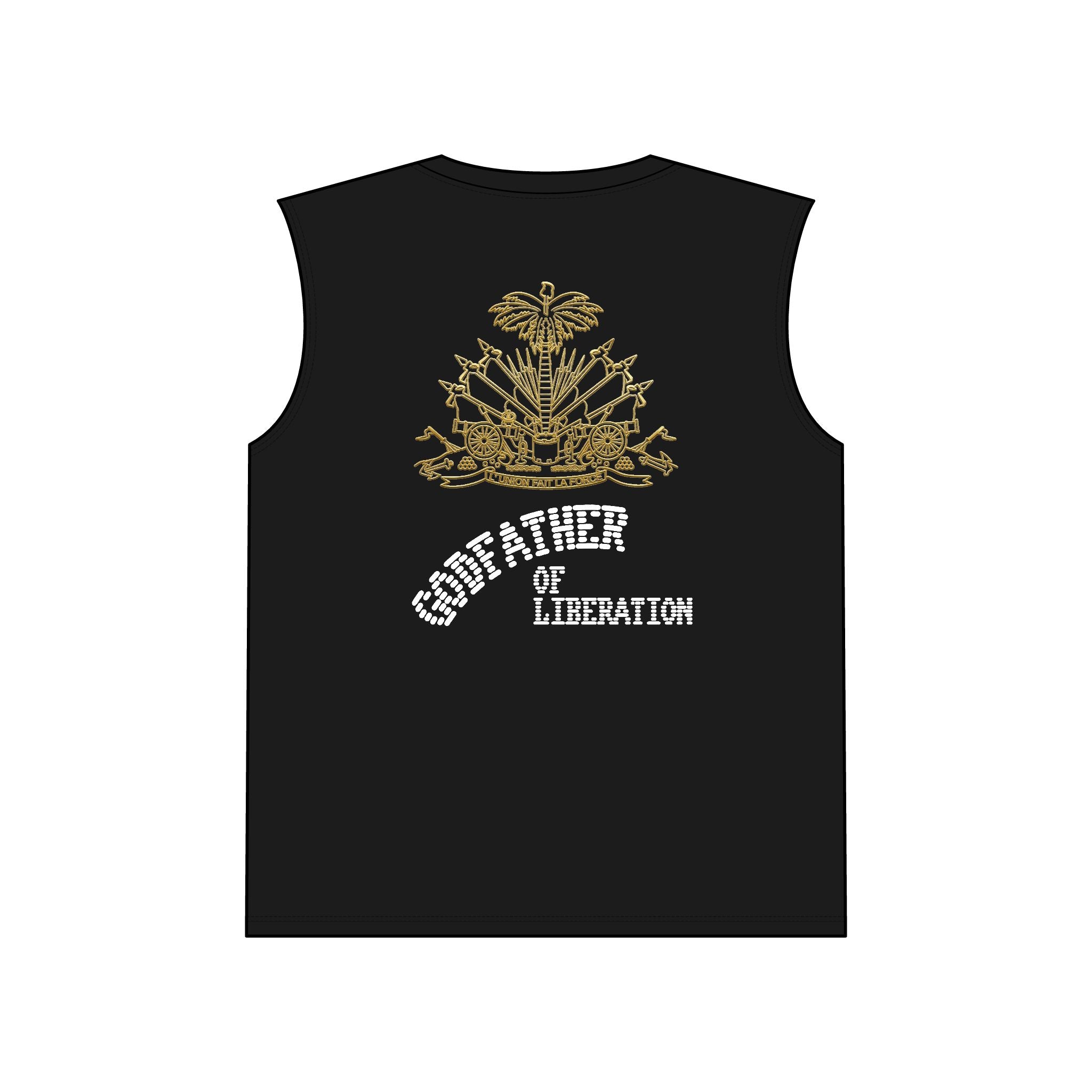 Godfather of Liberation Muscle Tank — Vintage Emblem Patriotic Tee