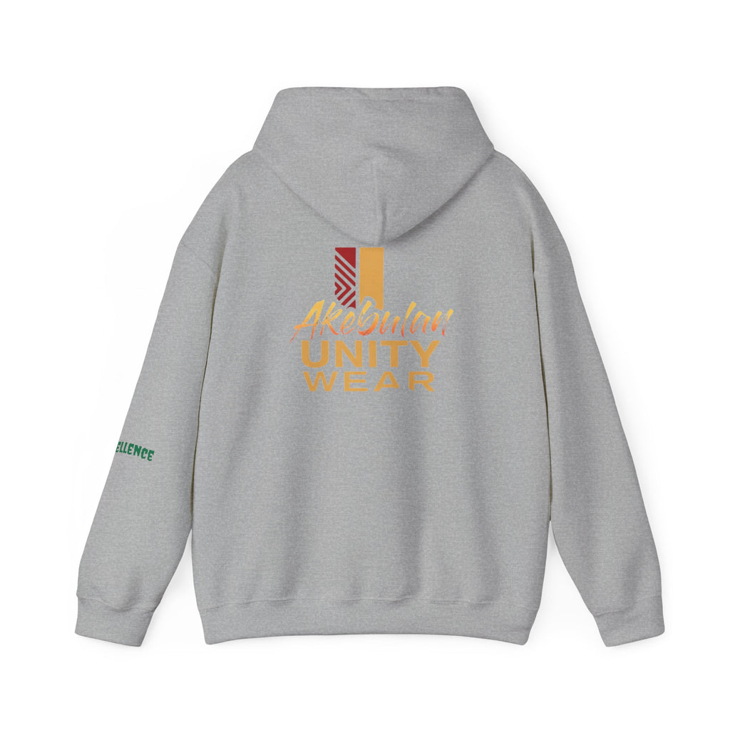 Melanin Excellence Graphic Pullover Hoodie. Unisex Heavy Blend™ Hooded Sweatshirt