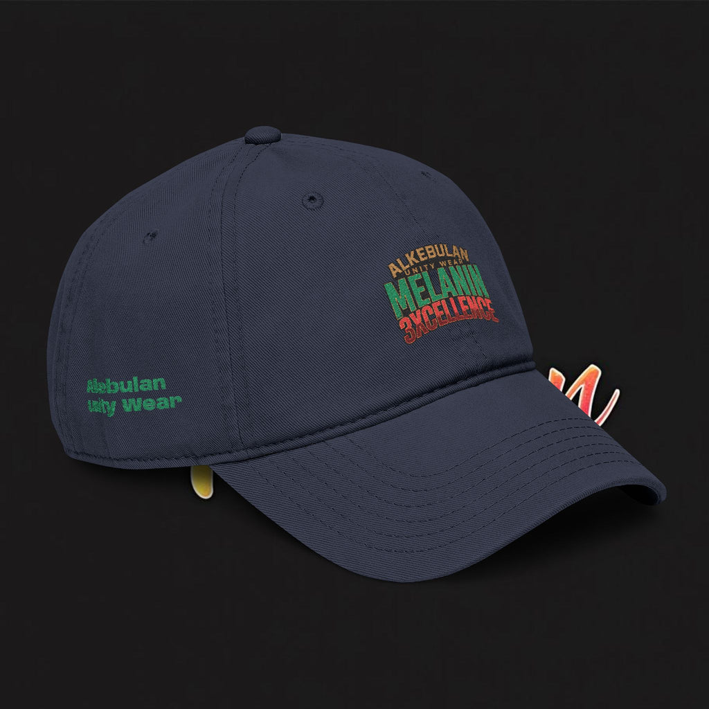 Melanin Excellence Embroidered Garment Washed Baseball Cap