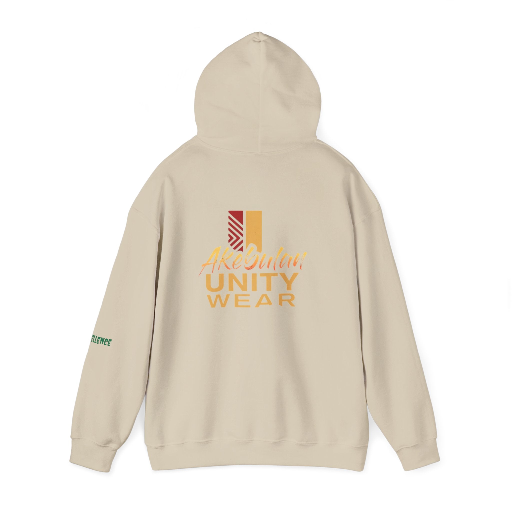 Melanin Excellence Graphic Pullover Hoodie. Unisex Heavy Blend™ Hooded Sweatshirt