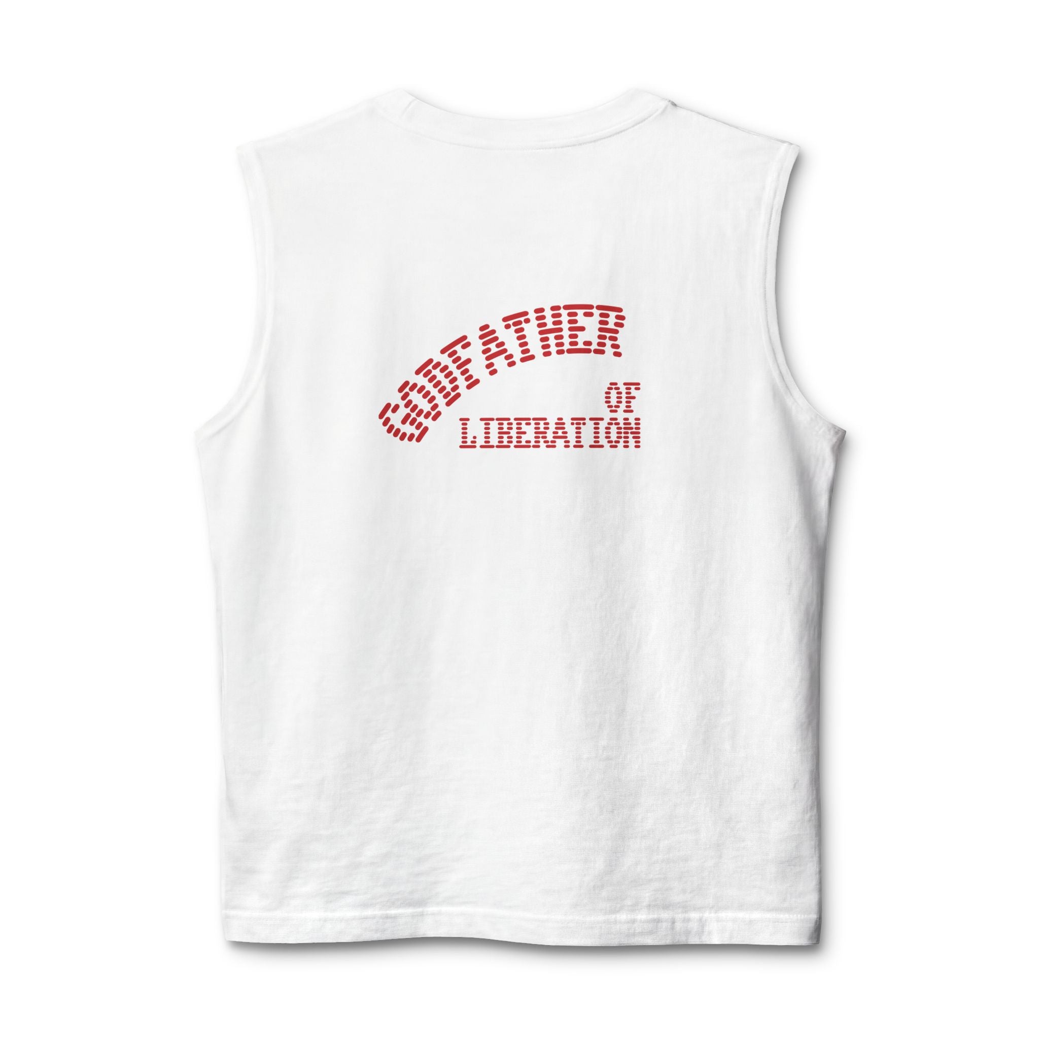 Godfather of Liberation Muscle Tank — Vintage Emblem Patriotic Tee