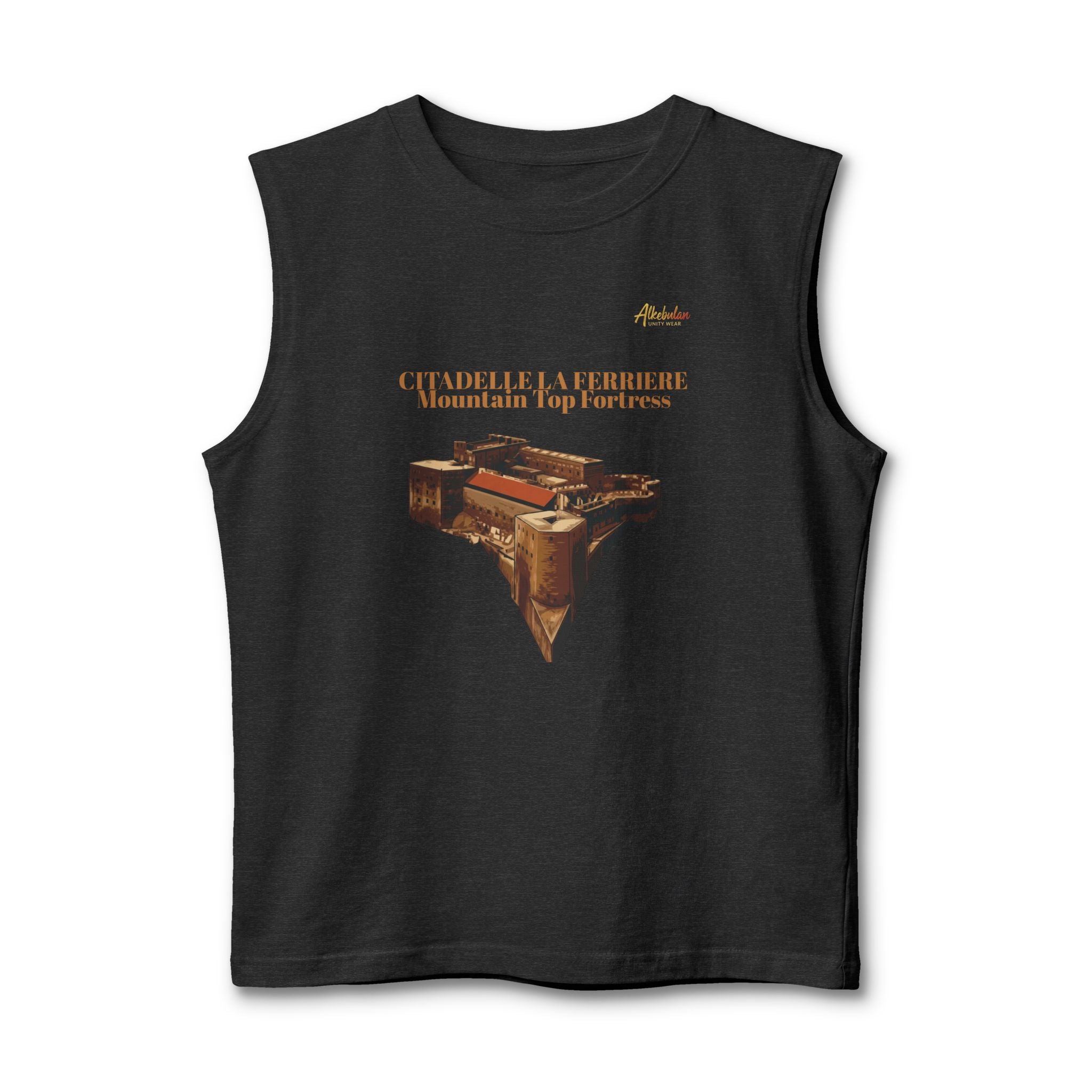 The Citadelle La Ferrière Unisex Tank Top – Haitian Heritage Collection