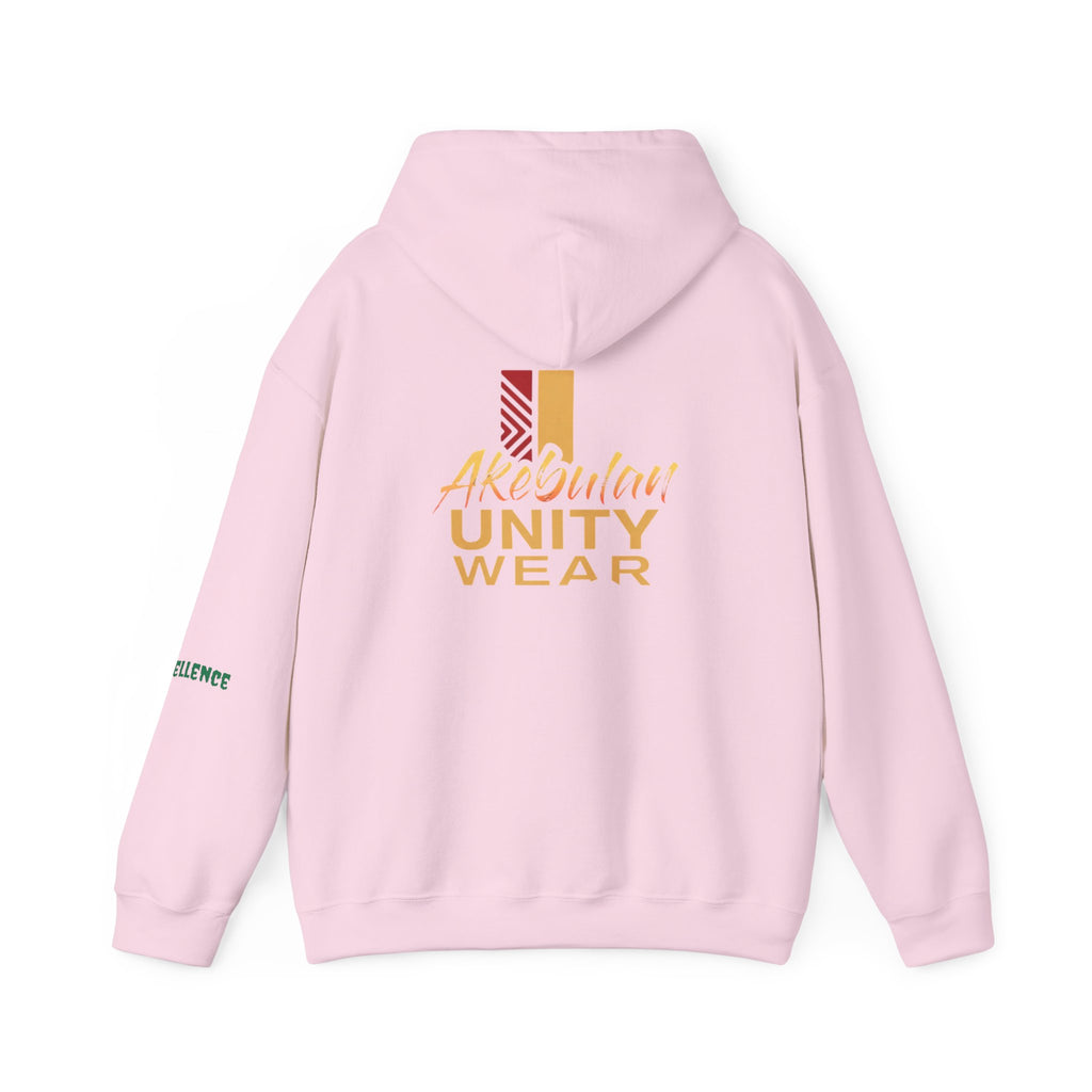 Melanin Excellence Graphic Pullover Hoodie. Unisex Heavy Blend™ Hooded Sweatshirt
