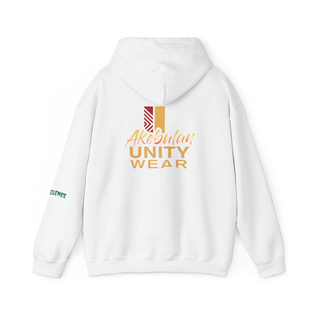 Melanin Excellence Graphic Pullover Hoodie. Unisex Heavy Blend™ Hooded Sweatshirt
