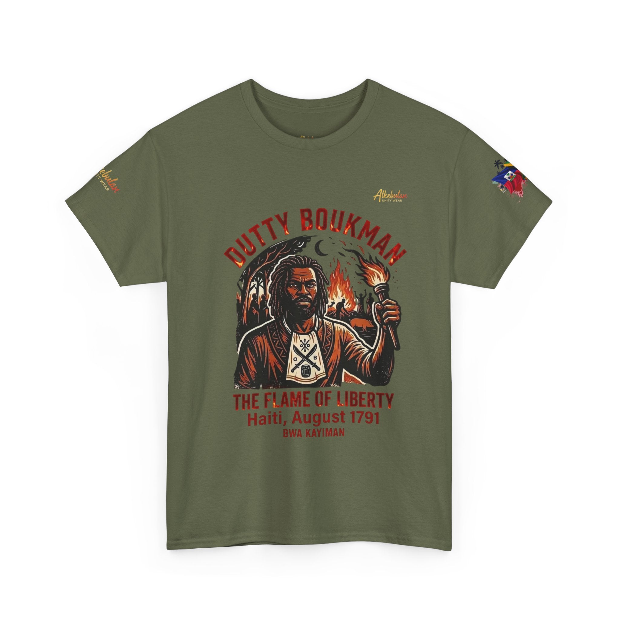 Dutty Boukman – The Flame of Liberty Tee