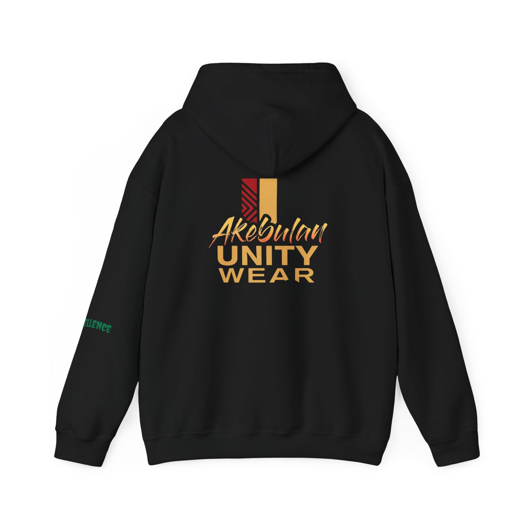 Melanin Excellence Graphic Pullover Hoodie. Unisex Heavy Blend™ Hooded Sweatshirt