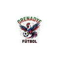 Grenadye Fútbol Rooster Sticker | Country Pride, Retro Soccer