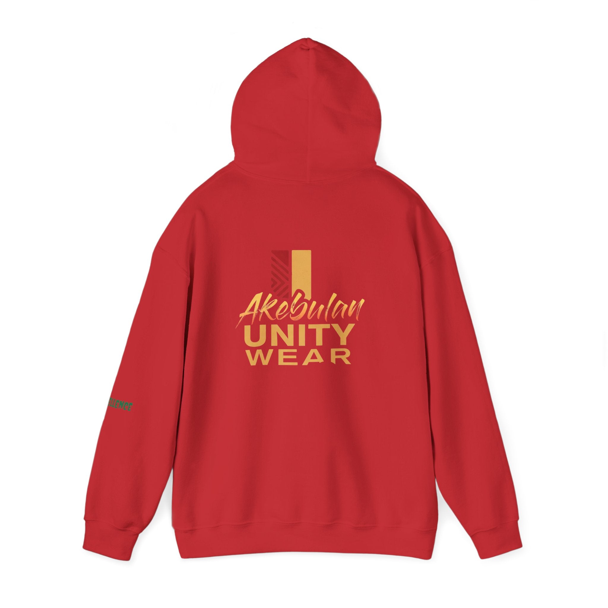 Melanin Excellence Graphic Pullover Hoodie. Unisex Heavy Blend™ Hooded Sweatshirt